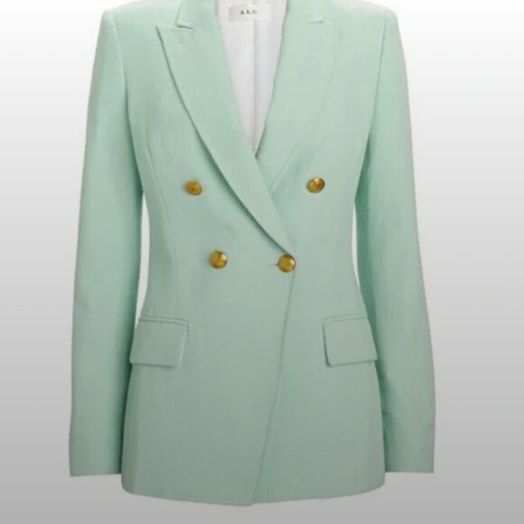 ALC Sedgwick Blazer - Mint/Mente/Seafoam - Size 2 - Picture 2 of 7